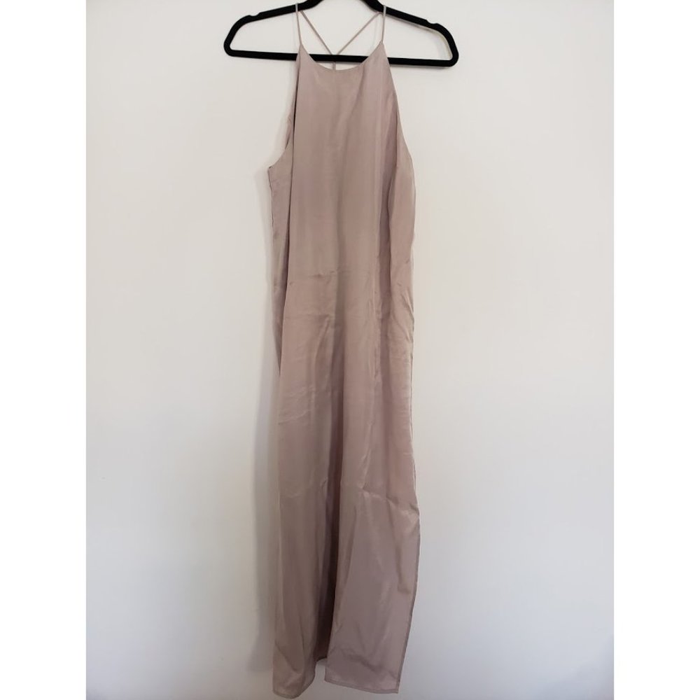 ZARA MIDI DRESS WITH FRONT KNOT TRF - Picture 2 of 5